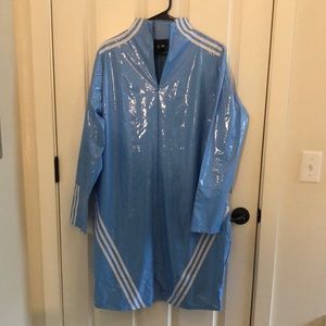 Ivy Park Adidas Baby Blue Latex Dress